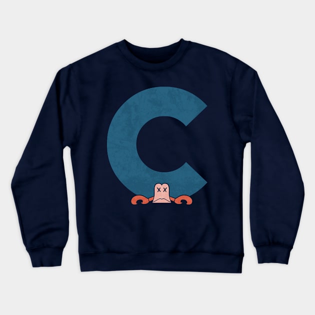 Under The C Crewneck Sweatshirt by HandsOffMyDinosaur